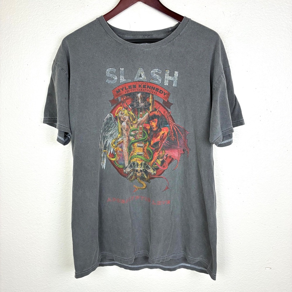 Slash Myles Kennedy Guns N' Roses T Shirt Sz M Band Concert Grunge Indie Rock